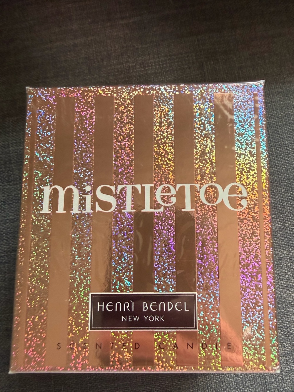 Rare henri bendel Mistletoe candle